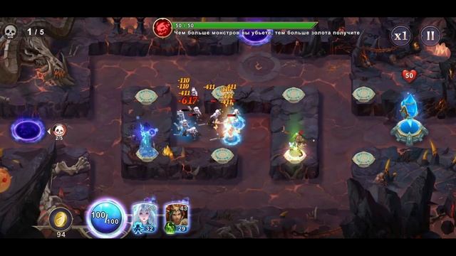 Игра: Ace Defender. Часть 3. Продолжаю снимать видео обзор, играть, комментировать. Создал союз. смотреть онлайн