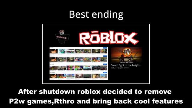 Roblox shut down event (All endings) смотреть онлайн