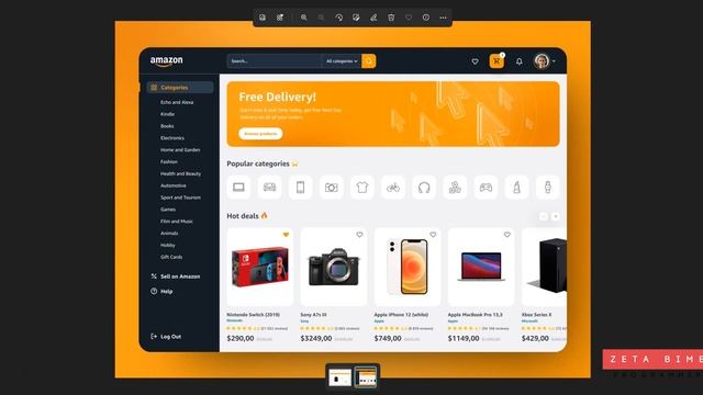 Amazon Clone V2.0 with HTML + JavaScript + Tailwind CSS & Firebase - Part 2 смотреть онлайн