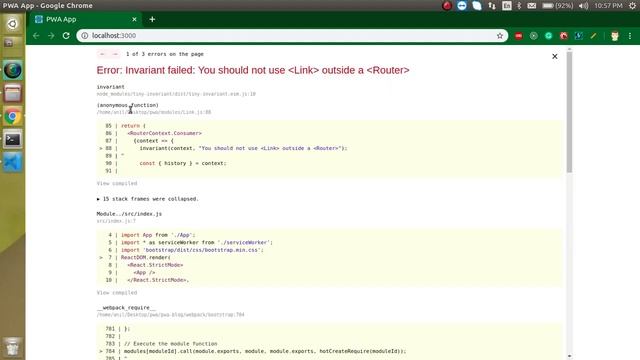 React js pwa tutorial in Hindi #4 add routing in Progressive web app смотреть онлайн