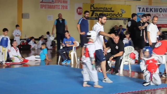 TKD Baby Cup Athens (Dima's fight 4/4) смотреть онлайн