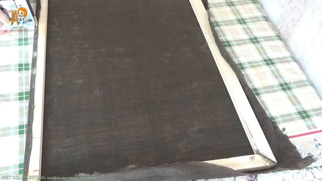 ?КАК НАТЯНУТЬ ХОЛСТ НА ПОДРАМНИК?ПРОСТО И БЫСТРО?ХОЛСТ СВОИМИ РУКАМИ? смотреть онлайн