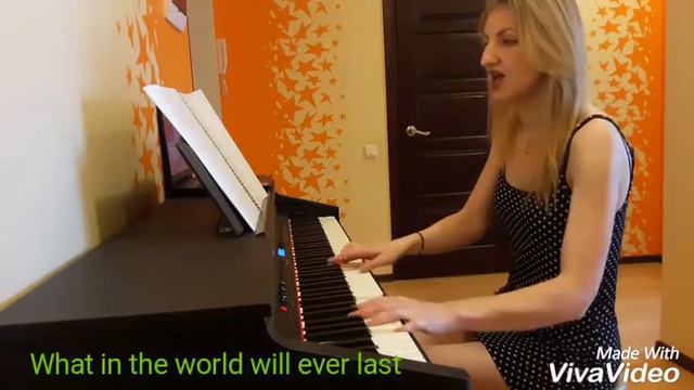 Scorpions - But the best for you (piano and vocal cover) Female version with lyrics смотреть онлайн