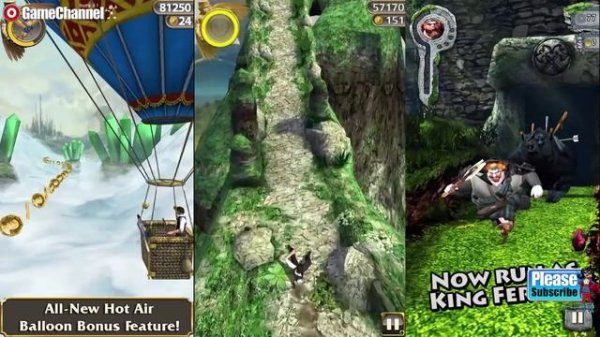 Temple Run Oz And Temple Run Brave Android İos Disney Free Game GAMEPLAY VİDEO