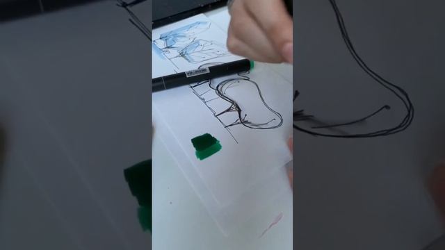 Как сделать переход маркерами #художник #Творчество #маркеры #лайфхак #Туториал смотреть онлайн