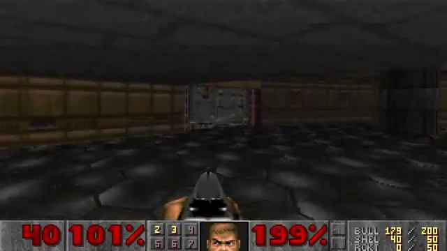 DOSBOX DOOM E1M2 둠 1-2 (Sound Blast) смотреть онлайн