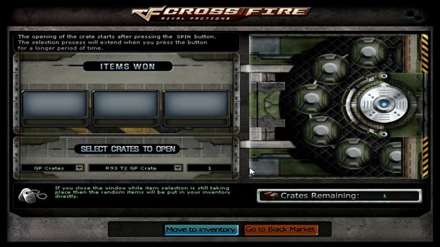 Crossfire - BlackMarket R93 T2 WIN IN 1 CRATE!! смотреть онлайн
