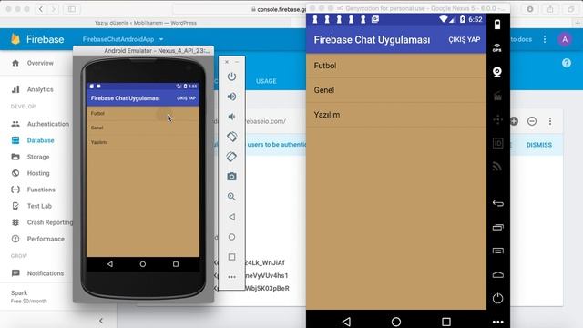 Android Firebase Chat Uygulaması смотреть онлайн
