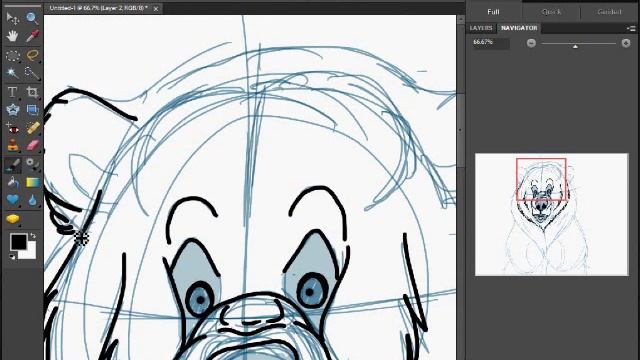 Bear Drawing Speedpaint Photoshop смотреть онлайн