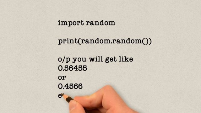 How to generate random number in python? смотреть онлайн