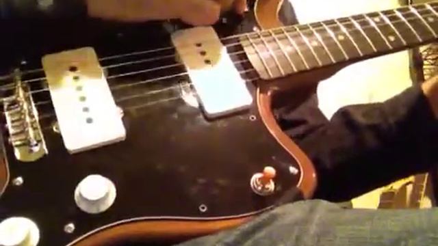 MJT Jazzmaster with Pickup Wizard pickups смотреть онлайн