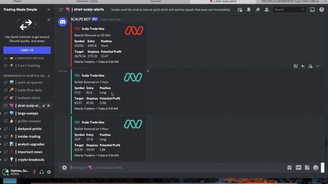 Trading Made Simple DISCORD Learning - Includes Tradytics BOT Channels смотреть онлайн