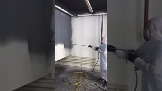 HYVST SPT 440 окраска стен и потолков в производственном помещении смотреть онлайн