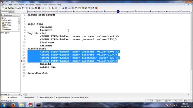 Hidden Form Fields смотреть онлайн