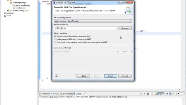 JAVA - Game Export in Jar file смотреть онлайн