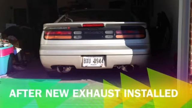 D5 Concept Catback Exaust On 1990 Fairlady Z32 rhd tt 300zx смотреть онлайн