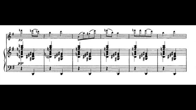 Maurice Ravel - Berceuse sur le nom de Gabriel Fauré [With score] смотреть онлайн