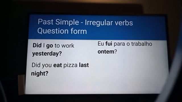 Past Simple 2 Irregular Verbs Parte 3 Question form смотреть онлайн