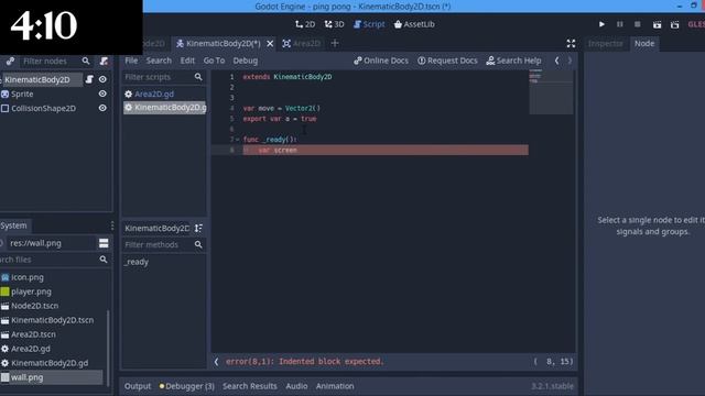 How to make a ping pong game in 7 minutes | Godot смотреть онлайн