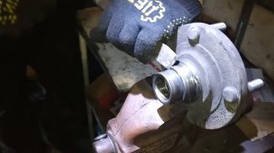 замена переднего ступичного подшипника DAEWOO GENTRA , CHEVROLET LACETTI