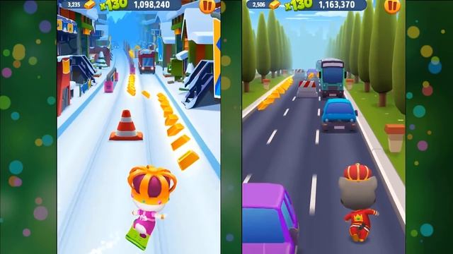 Моя говорящая Анджела Принцесса и Король Том Соревнования Том Бег за золотом Игровой мультик смотреть онлайн