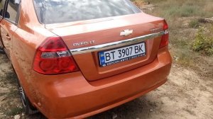 Результат установки пружины в багажник Chevrolet Aveo