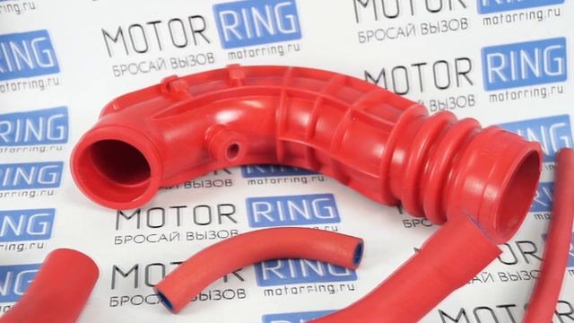 Патрубки двигателя армированный каучук красные на Лада Калина | MotoRRing.ru смотреть онлайн