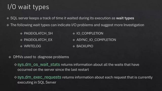 Avinash More - SQL Server Disk IO Performance смотреть онлайн