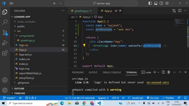 React for beginners - Class 3 - Props, Sharing data from parent to children, Re-rendering смотреть онлайн