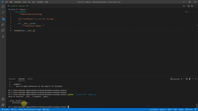 Understanding Python: Lesson 70 - Help! смотреть онлайн