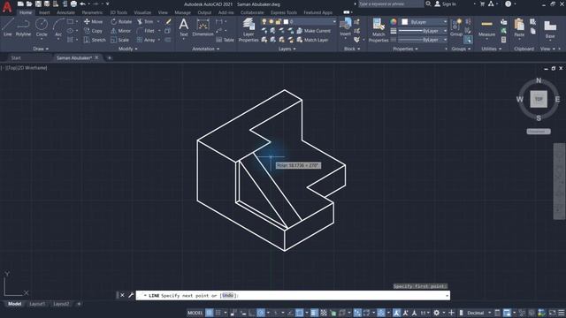 AutoCAD Isometric Drawing Exercise 16 смотреть онлайн