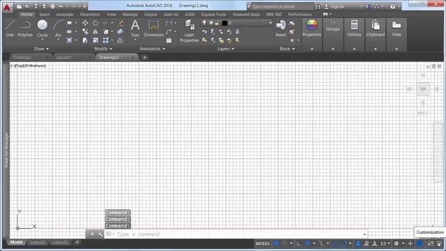 AutoCAD 2016 User Interface | AutoCAD