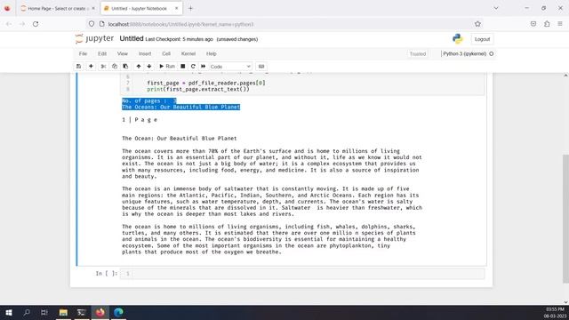 Read Text from any PDF File | Python смотреть онлайн