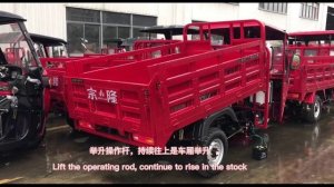 Грузовой трицикл с гидравлическим самосвальным кузовом. Промо-ролик.