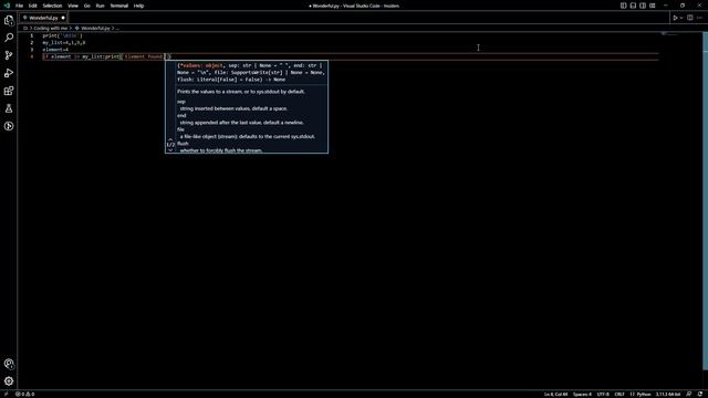 Python Tutorial: Searching for an Element in a List Guide Learn How To Make Program Fast Code Codin смотреть онлайн