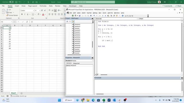 VBA - Prime Number смотреть онлайн