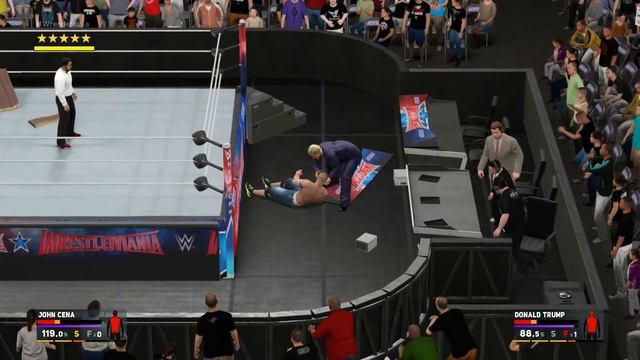 Donald Trump vs John Cena . President USA vs WWE Universe ! смотреть онлайн