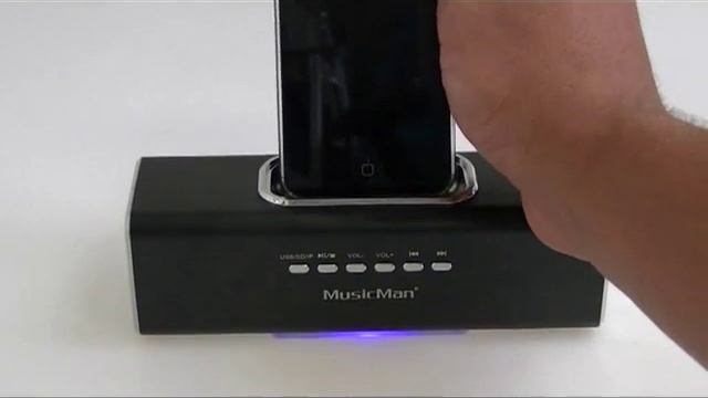 Stereo Lautsprecher/Soundstation MusicMan Docking Black смотреть онлайн