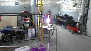 Эксперимент с тороидальной шаровой плазмой. Создание шаровой молнии в лаборатории.