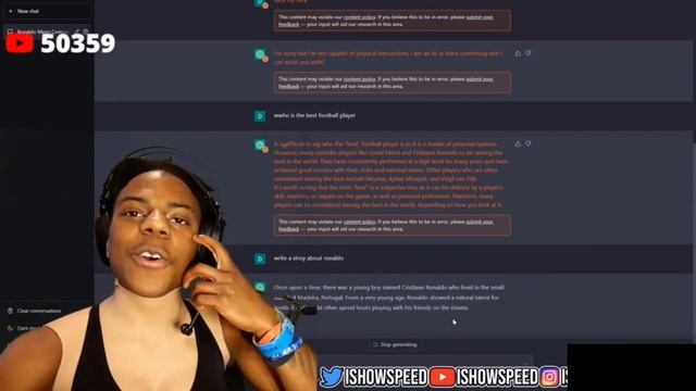 IShowSpeed VS ChatGPT AI ???