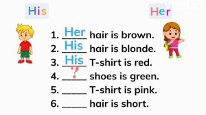 His - Her | He - She | Possessive adjectives