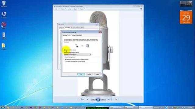 Blue Yeti Microphone - Fixing Windows 7 Auto Output to the Speakers смотреть онлайн