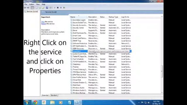 How to disable superfetch on Windows 7. смотреть онлайн
