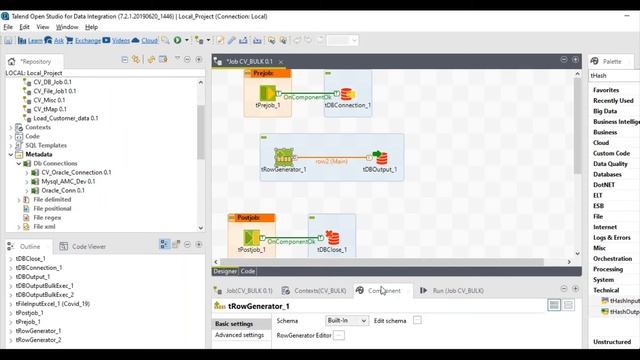 Load Data into Oracle using tDBConnection,tDBInput,tDBClose - Oracle смотреть онлайн