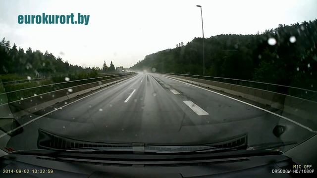 Трасса А2 съезд на А1 Razcep Malence - дороги Словении eurokurort.by смотреть онлайн