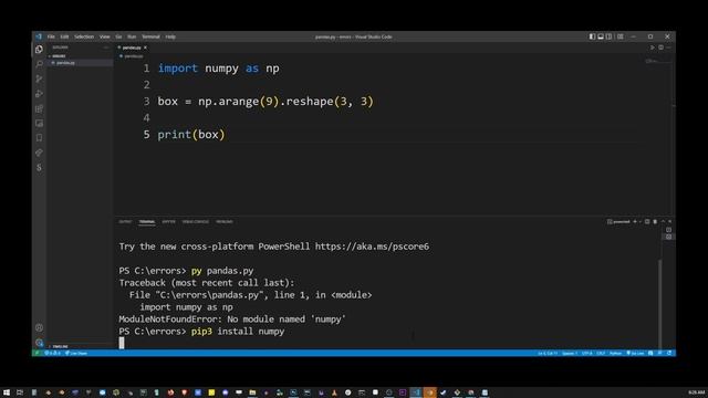 ? How to Fix ModuleNotFoundError (No Module Named) Error in Python | VSCode Tutorial смотреть онлайн