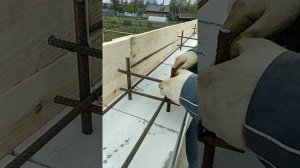 Как сделать опалубку для армопояса!!!