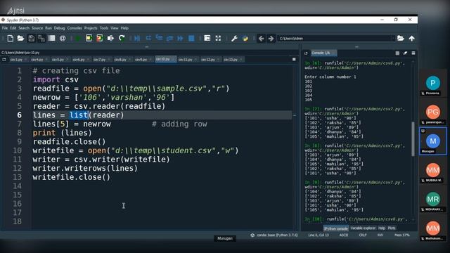 Python csv 3 2022 04 12 смотреть онлайн