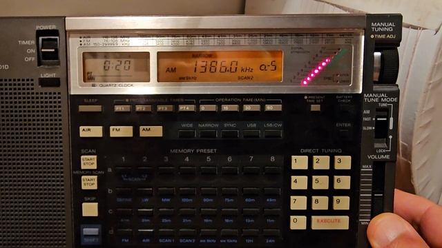 Сравнение по приему. 1386 кгц. Radio Ukraine International смотреть онлайн