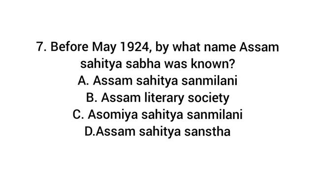 Important MCQ's on ASSAM SAHITYA SABHA||Target 22,765+new vacancies 2023||Part-8 of 1000+MCQ series смотреть онлайн